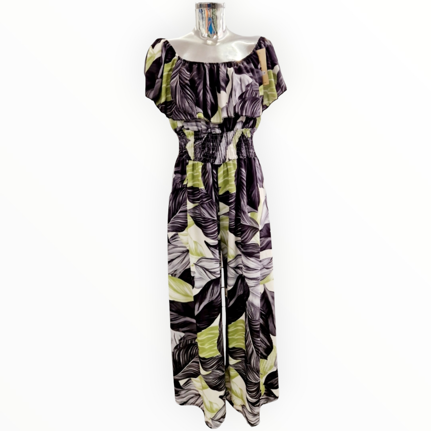 Vicki Jumpsuit- Black & Green