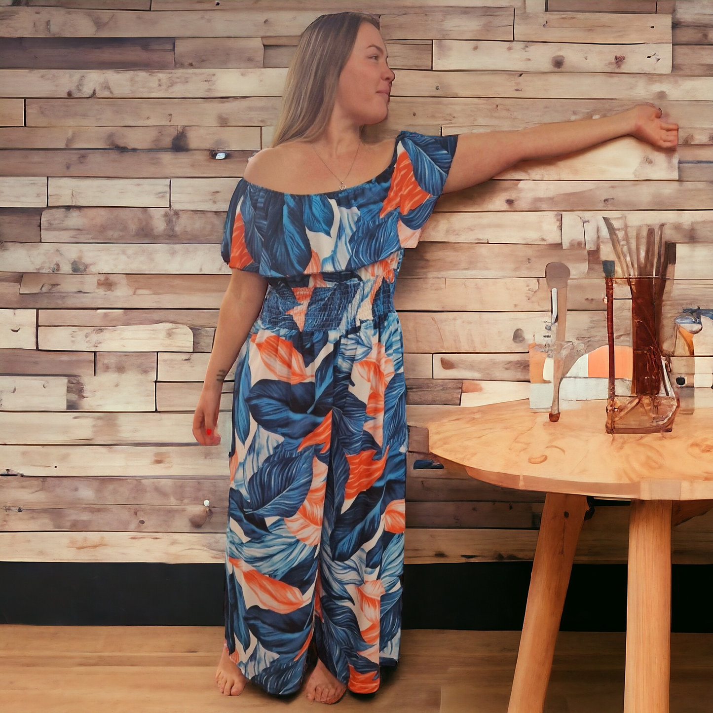 Vicki Jumpsuit - Teal