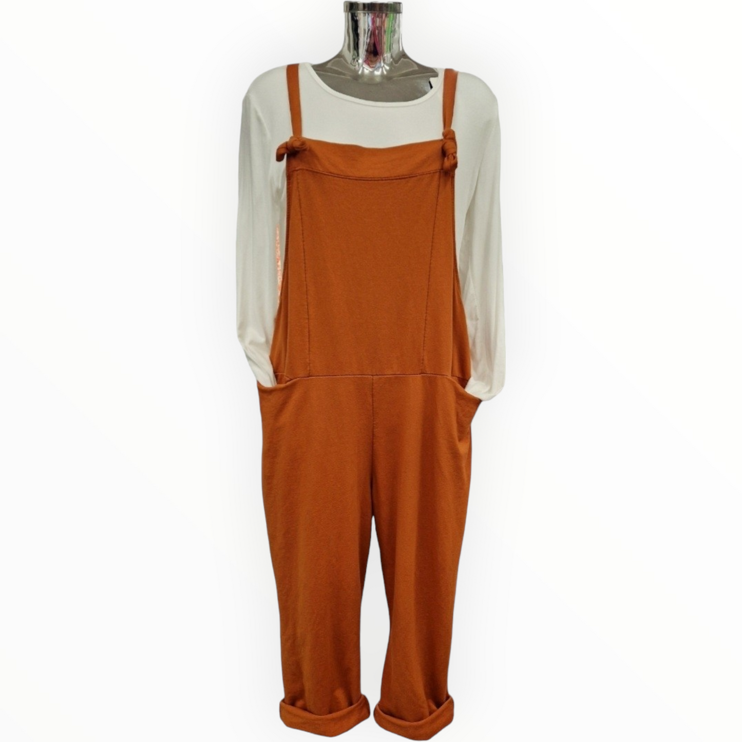 Plain Dungarees - Tan
