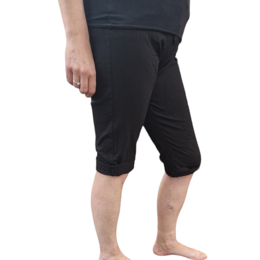 3/4 Magic Pants- Black
