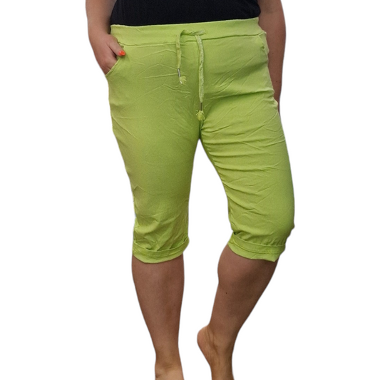Curve 3/4 Magic Pants- Lime